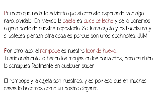 Receta de flanes de cajeta y rompope