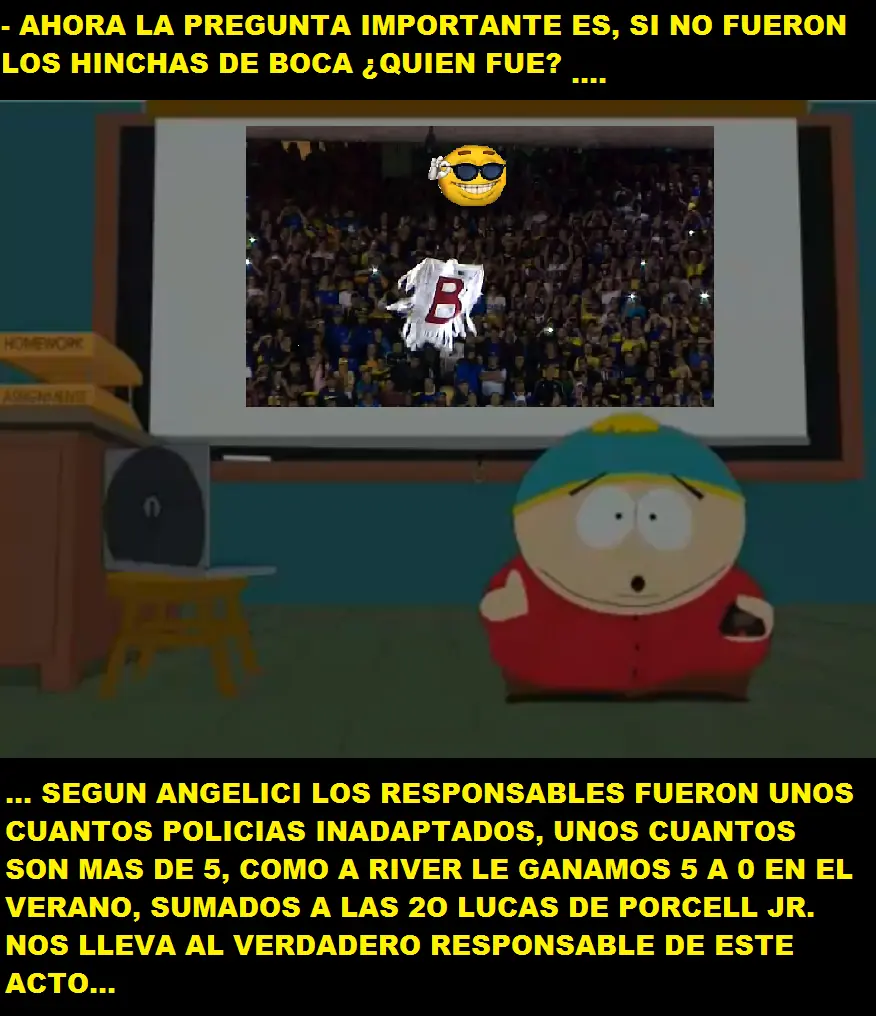 El verdadero responsable de lo que paso en la Bombonera