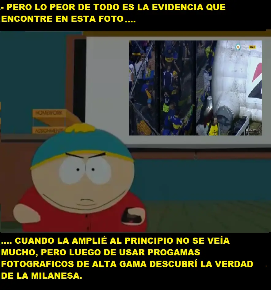 El verdadero responsable de lo que paso en la Bombonera