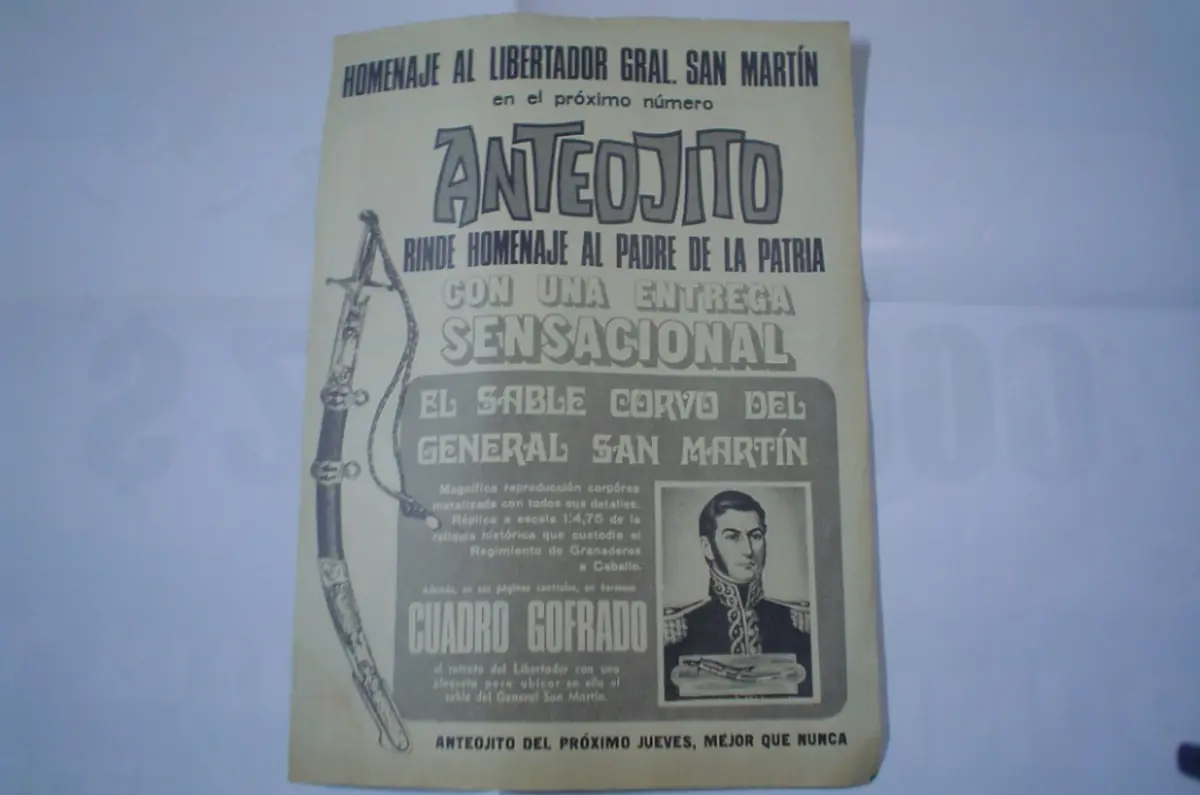 El sable corvo del General San Martín