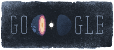 el doodle en homenaje a Inge Lehmann por el 127 cumpleaños