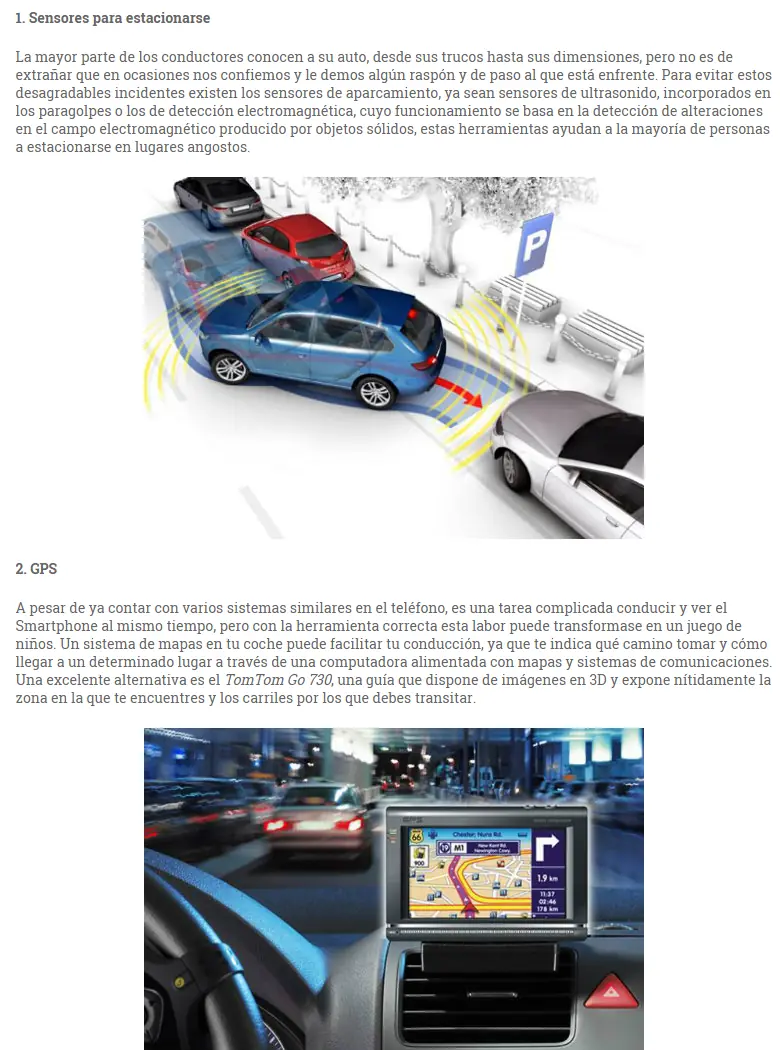 5 gadgets para que tu auto estés tecnológicamente equipado