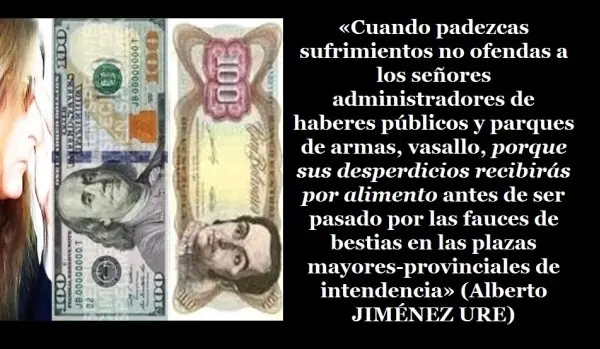 Un auténtico patriota grande no debe vivir bien