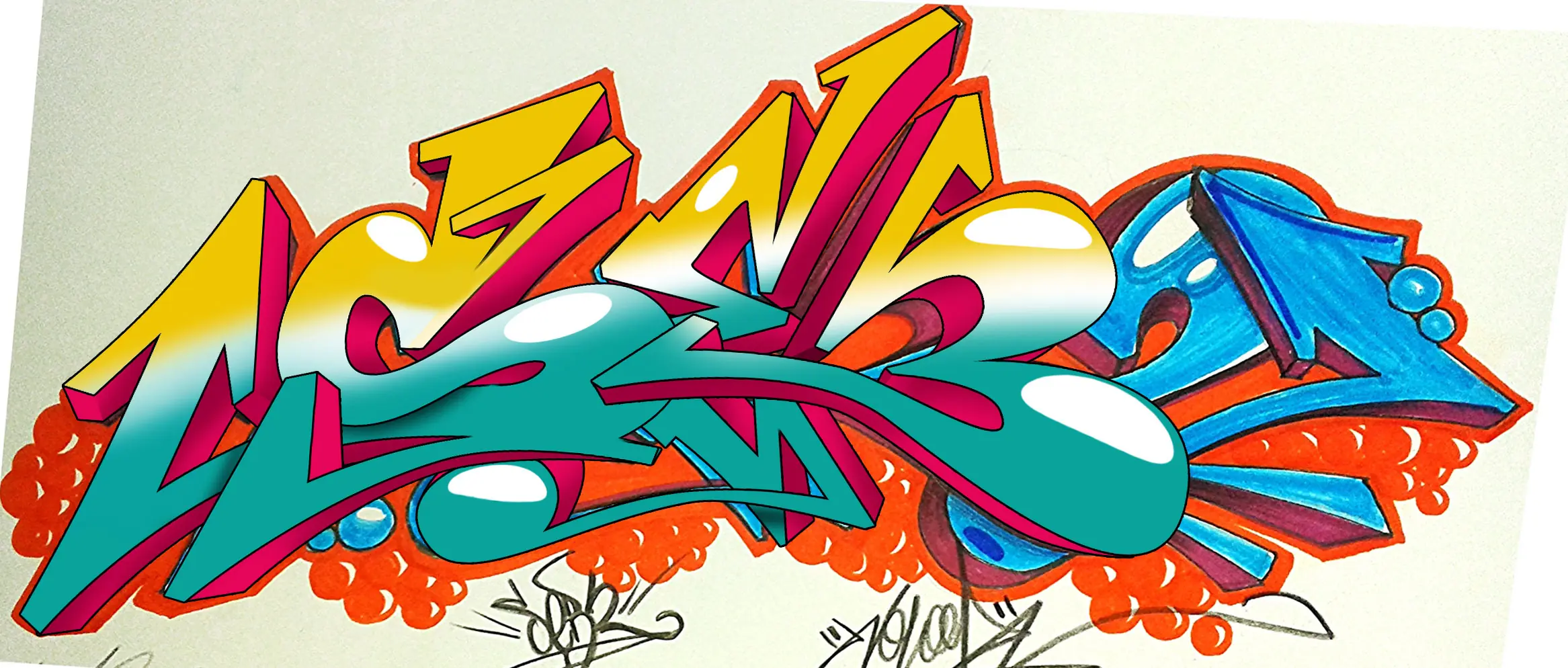 Graffiti Digital - Proceso
