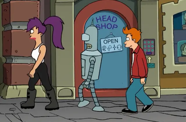 El lenguaje alienígena oculto en Futurama