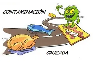 Contaminación cruzada de alimentos, que es?