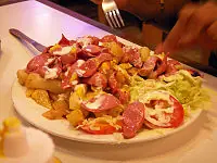 salchipapas