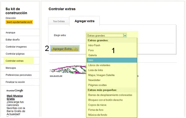 Como editar tu página en Paginawebgratis.es