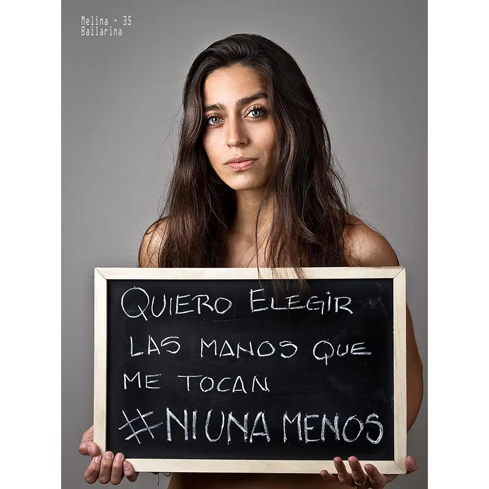 #NiUnaMenos (una mirada, un mensaje, ellxs ponen el cuerpo)