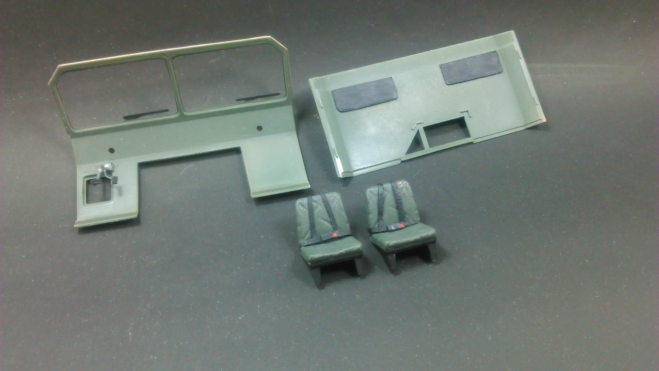 Reabasteciendo: Diorama U.S. Army en Iraq.