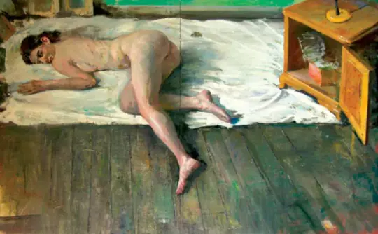 Pintura El baño de las ninfas