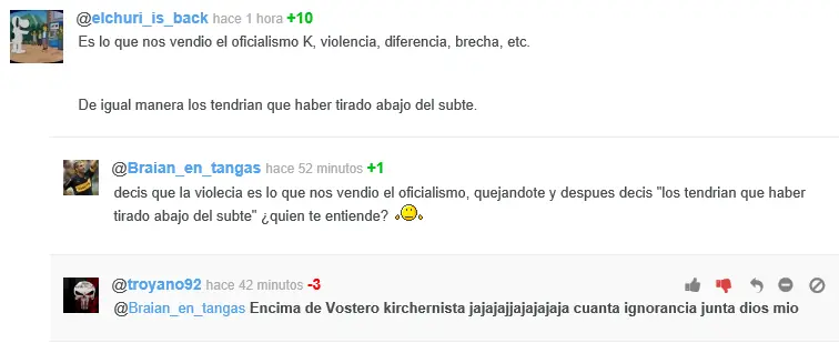 El Kirchnerismo promovio el ODIO