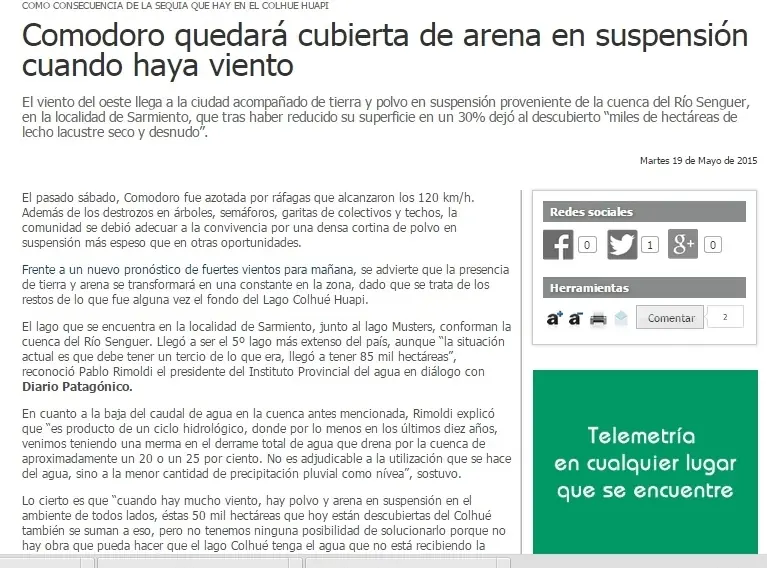 Razones para NO vivir en Comodoro Rivadavia