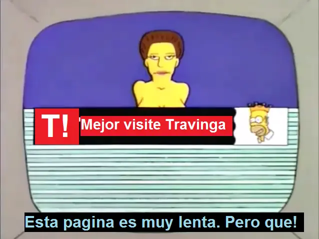 Travinga, la pagina porno de Homero [Apto]