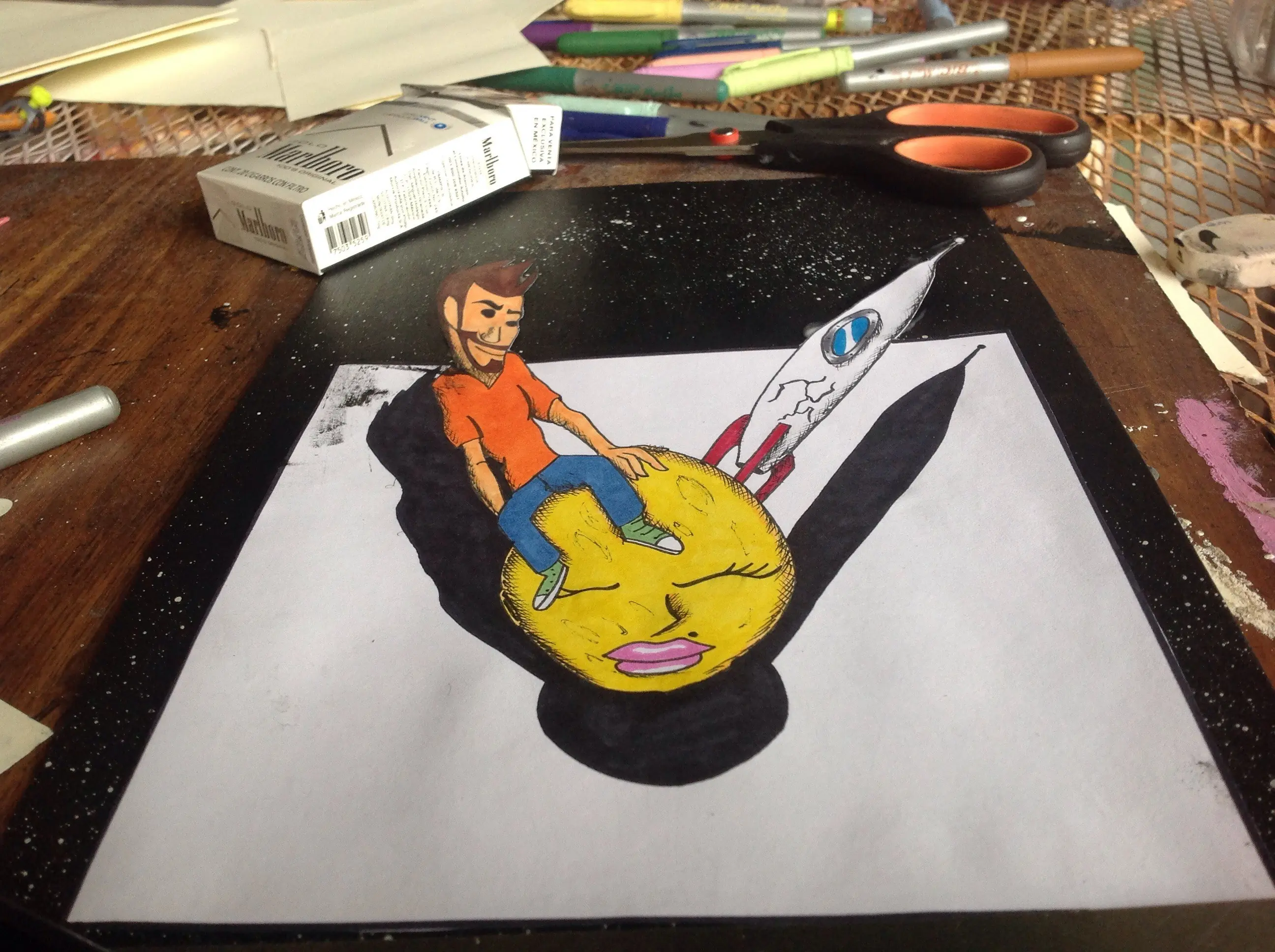 Anamorfosis En Dibujos