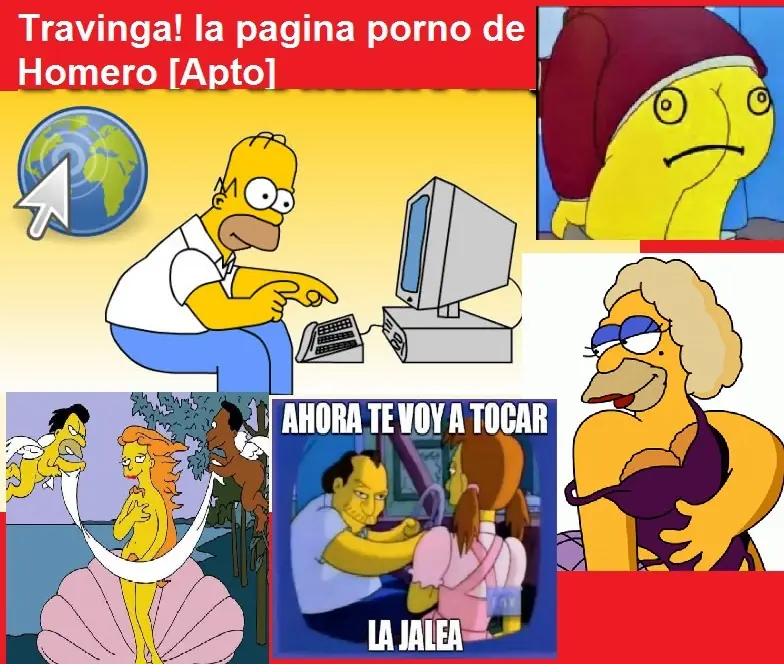 Travinga, la pagina porno de Homero [Apto]