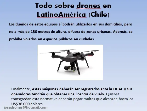todo sobre drones chile