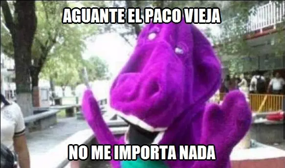 Aguante el paco vieja no me importa nada