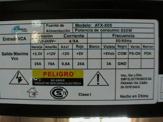 fuente de poder