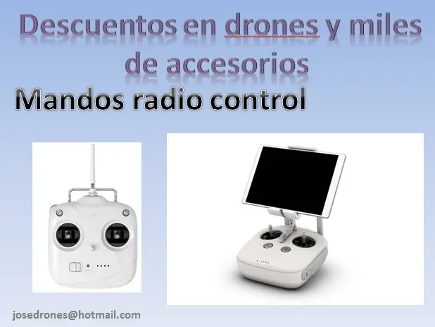 Descuentos en drones y accesorios