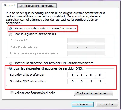 No tengo internet en mi Windows 8