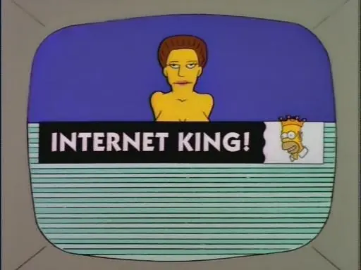 Gordo de las historietas de Los Simpson yo te banco!