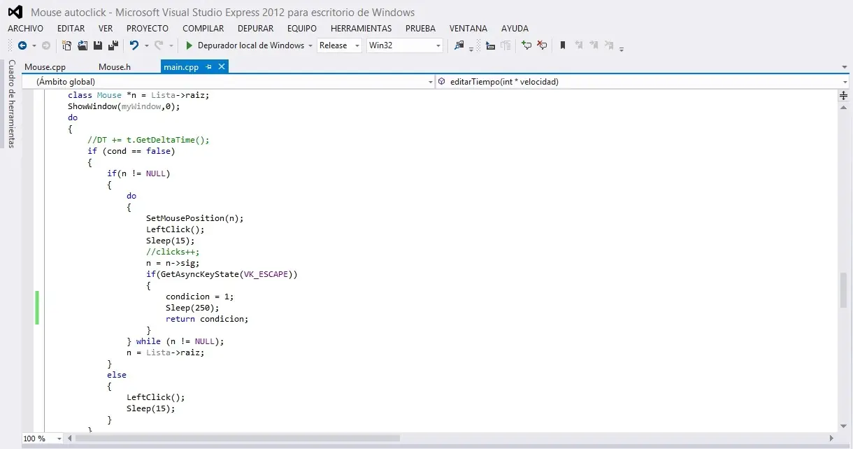 Hice un mouse auto clicker y lo comparto para todos...