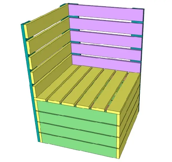 Cómo hacer asientos, modulares de madera