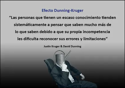 Efecto Dunning-Kruger o la ilusión de superioridad