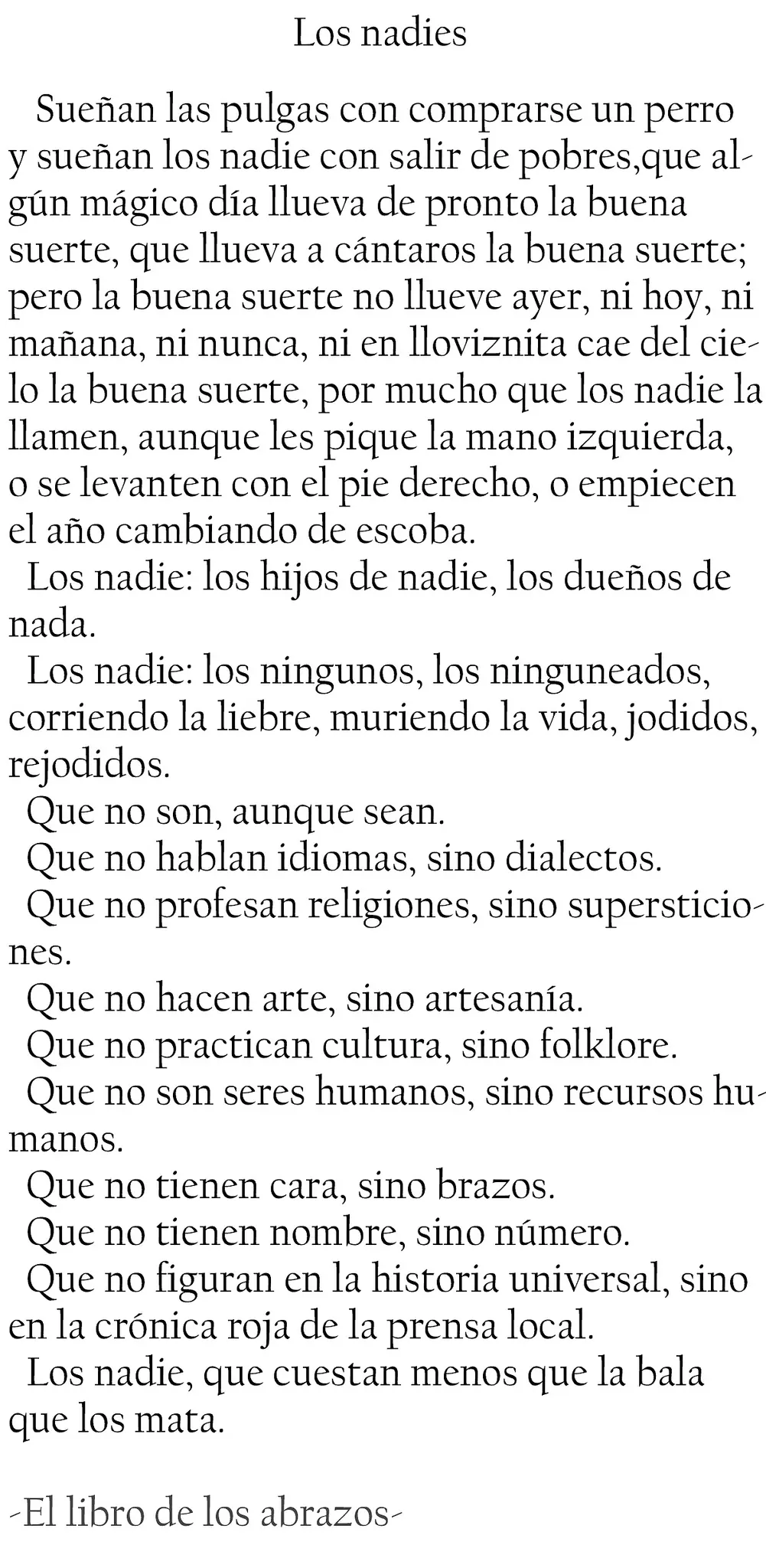 los hijos de los dias