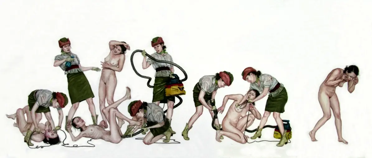 Arte un poco repugnante, aun asi excelente arte Monica Cook