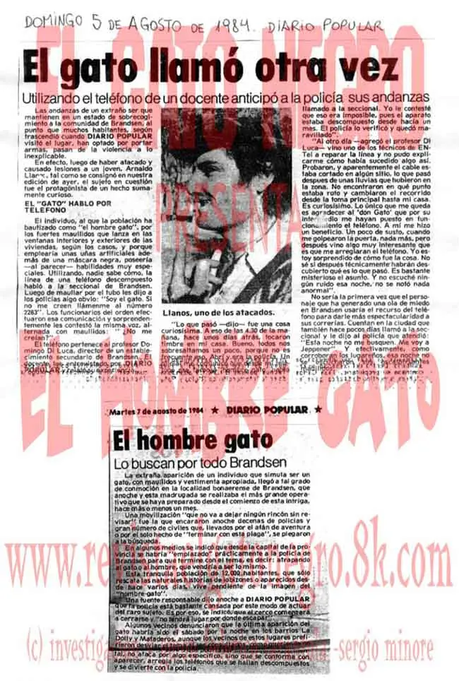 Mitos de los 90s el hombre gato (Megapost)