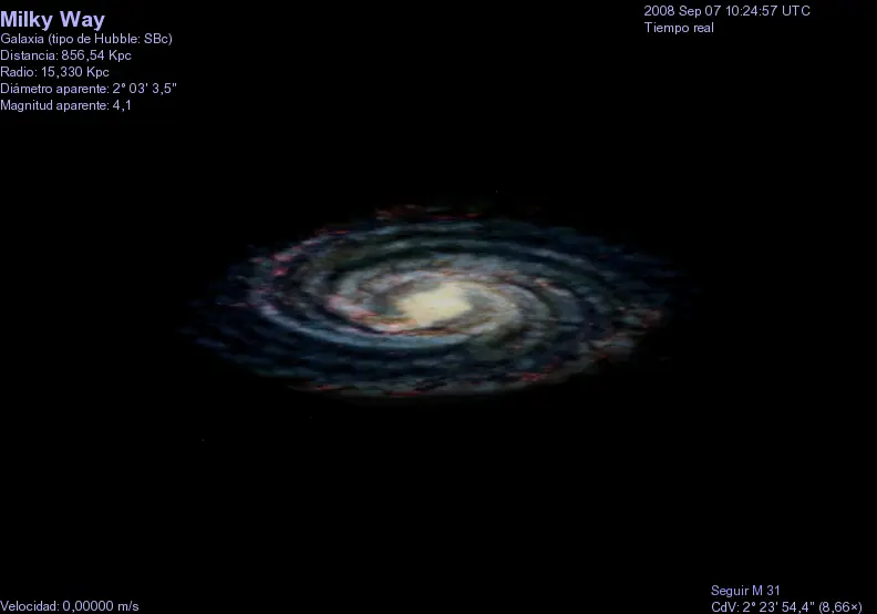 Constelación y Galaxia de Andromeda