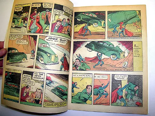 el primer comic de superman