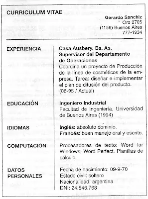 como hacer un curriculum
