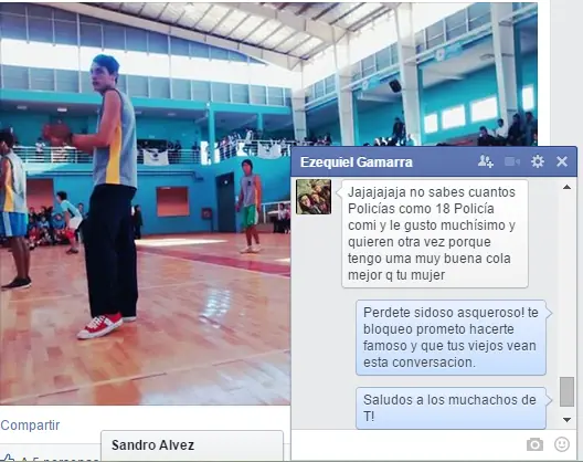 Me encaro un Roberto, Para matarlo a piñas!