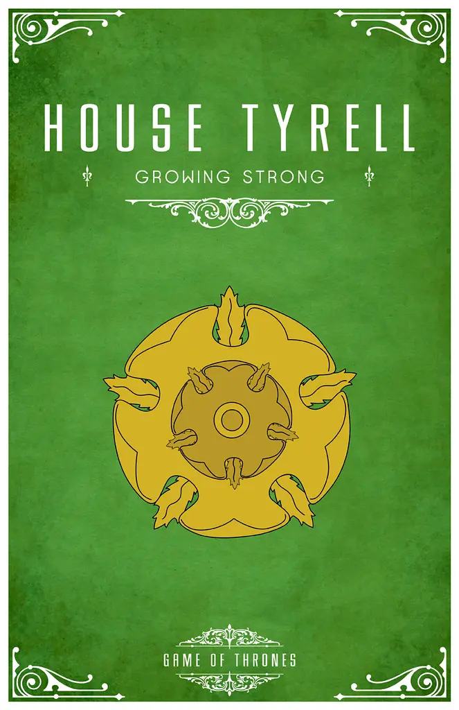 Game of thrones, rol de cada casa en la historia.