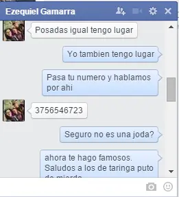 Me encaro un Roberto, Para matarlo a piñas!