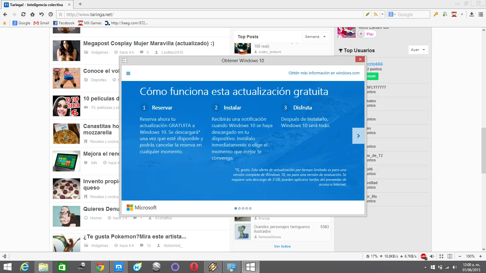 Windows 10 cada vez mas cerca