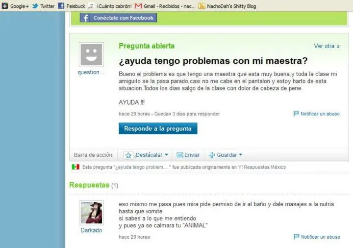 las preguntes mas estupidas de yahoo