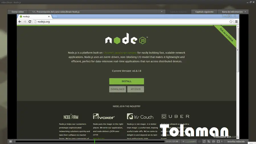 Crea aplicaciones web escalables Con Node.js