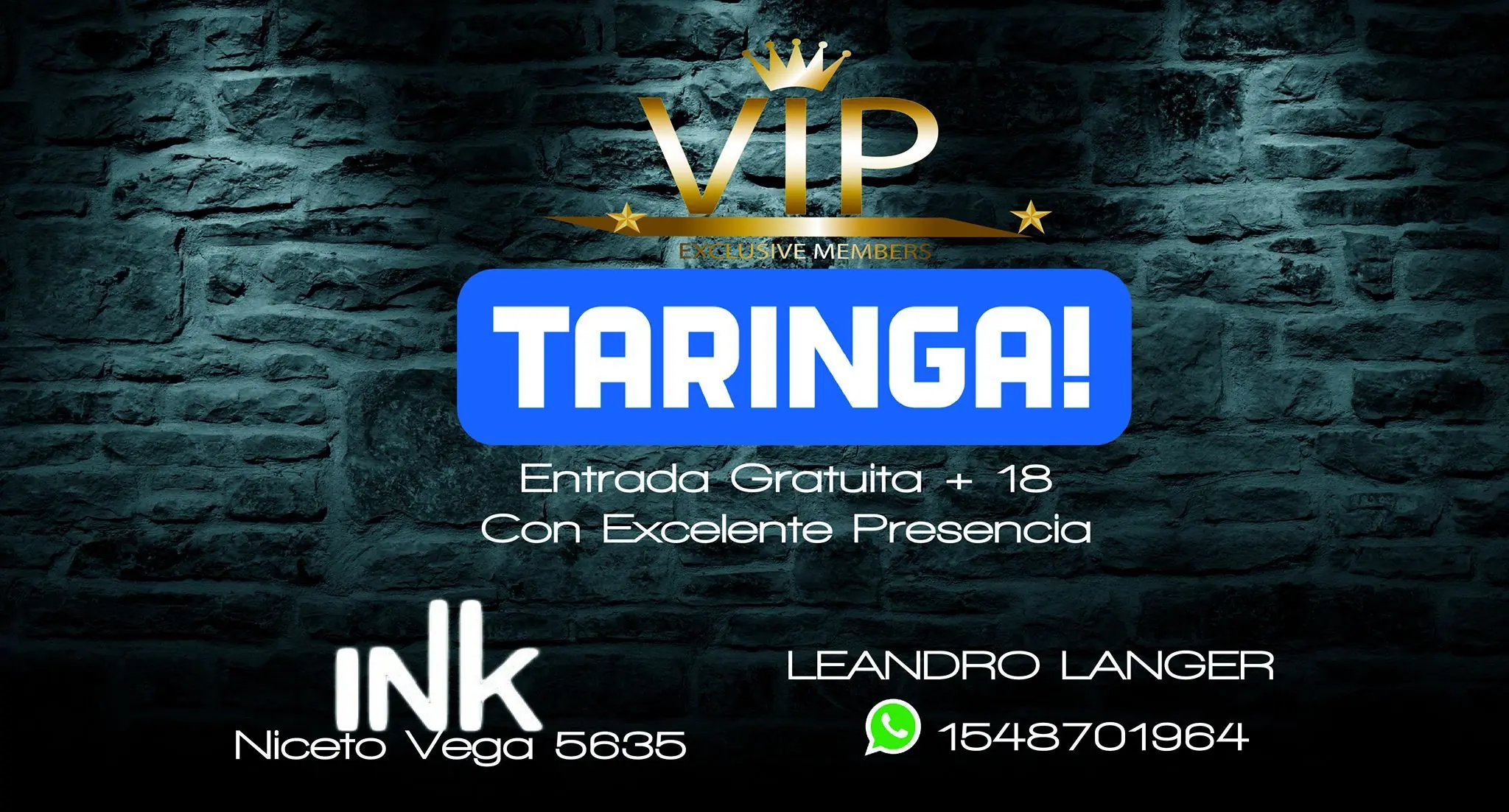Viernes 3/7 Taringa! baila en Ink (Entrada gratuita)