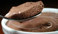 Postres para el bajon, Panqueques, Mousse & Volcan de choco.