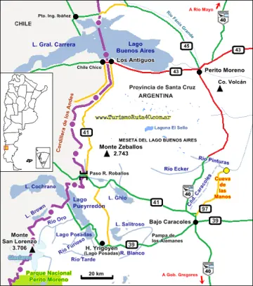 lago buenos aires turismo