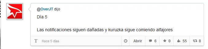 Top shouts T! (esta semana) Top shouts T! (esta semana)