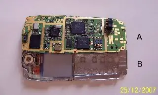 Reparación Nokia 1100 con crema de leche (24/12/07)