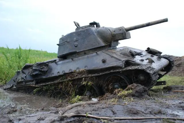 Recuperado en 2008 este T-34 está en condiciones increíbles.