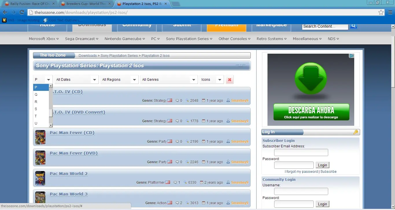 La mejor pagina para descargar juegos de Ps2, Psp, Xbox, etc