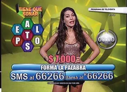 La Estafa de Televenta Forma la Palabra, llamá al *66266