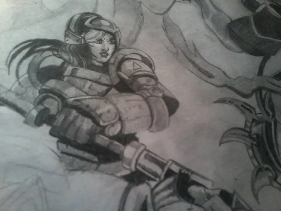 League of legends mi dibujo grande